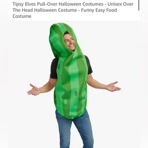 Tipsy Elves green pickle 🥒 costume
